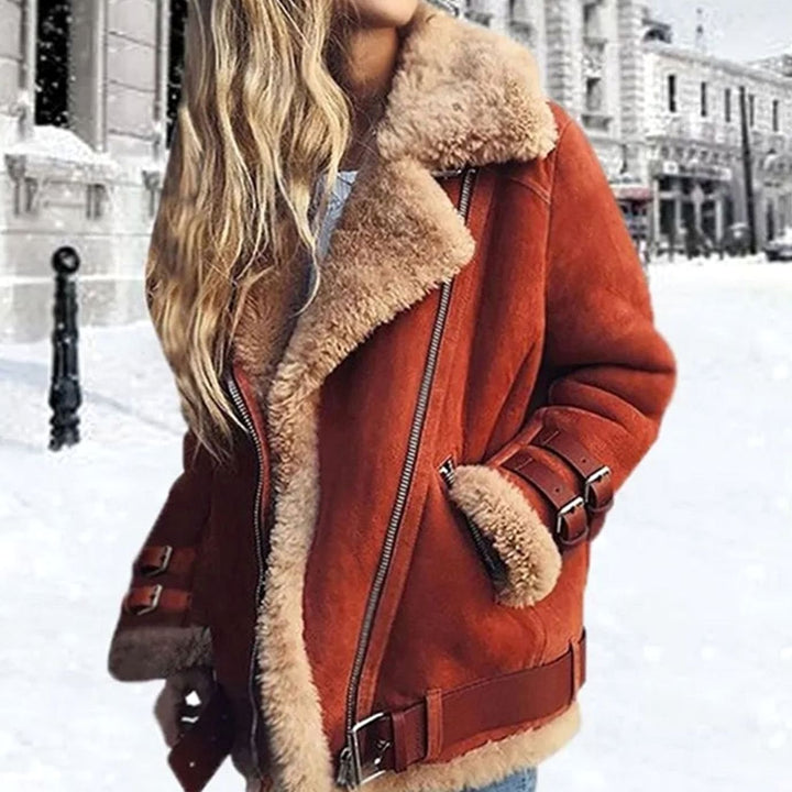 Veste de biker Femme | Chaude & Oversize