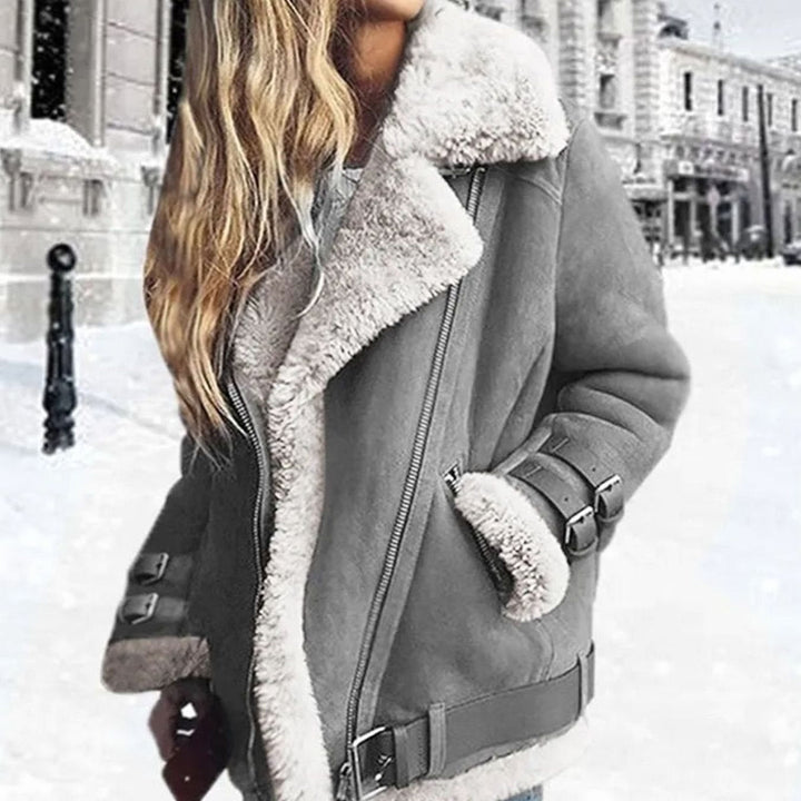 Veste de biker Femme | Chaude & Oversize