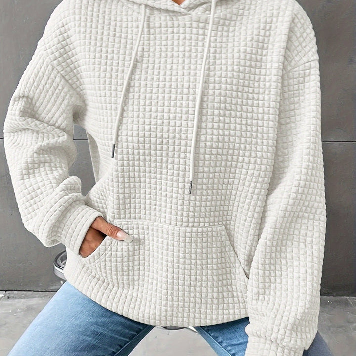 Sweat à capuche pour femme | Texture gaufrée & confort doux