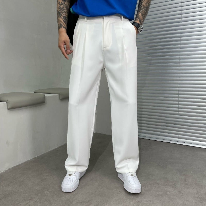Hugo | Pantalon homme large élégant coupe moderne