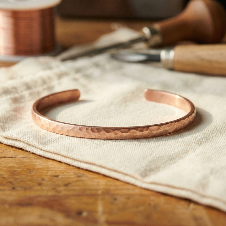 Chaîne de cheville en cuivre Sable