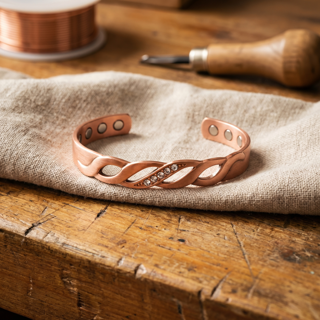 Bracelet en cuivre Lisière