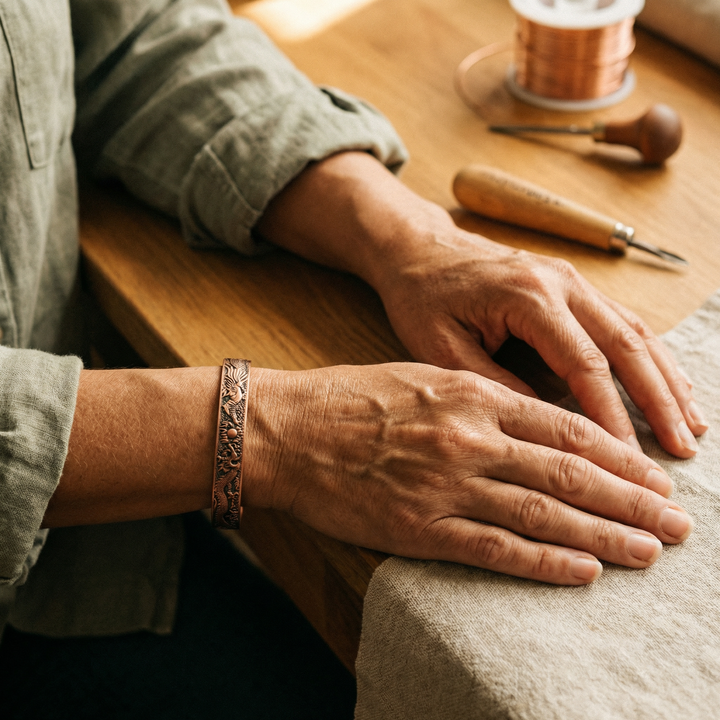 Bracelet en Cuivre de Pâte