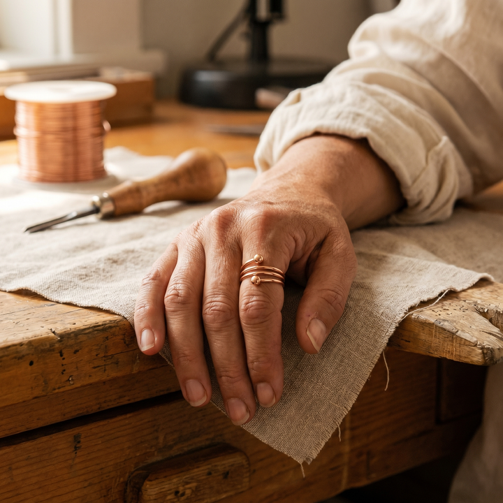 Bague en Cuivre Pur