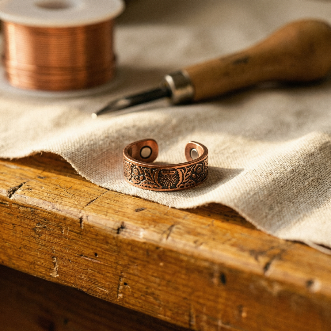 Bague en cuivre Tronc