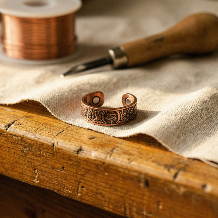 Bague en cuivre Tronc