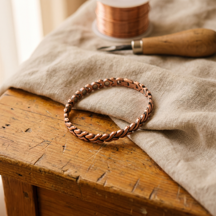Bracelet en cuivre d'Inas