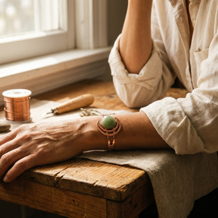Bracelet en Bronze Vert