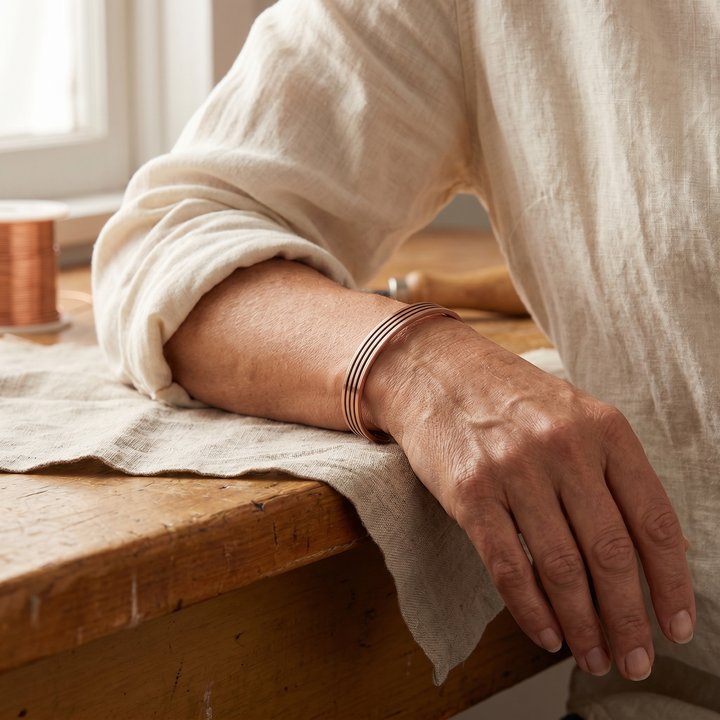 Bracelet en cuivre Sauge