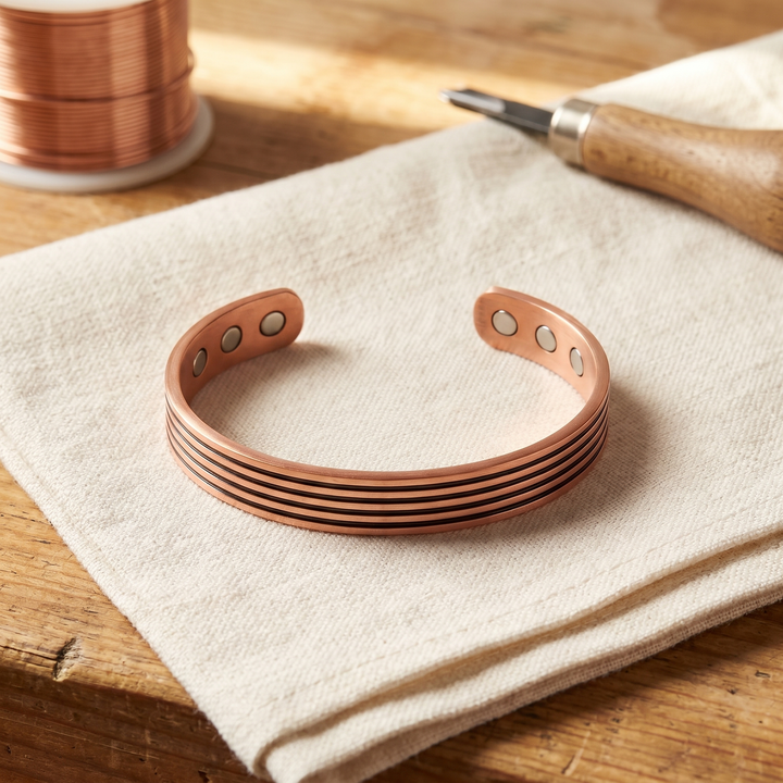 Bracelet en cuivre Sauge