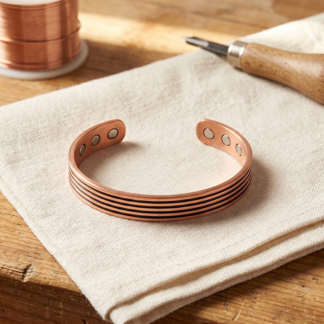 Boucles d'oreilles Sage Cuivre