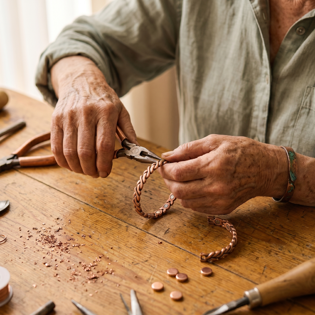 Bracelet en cuivre d'Inas