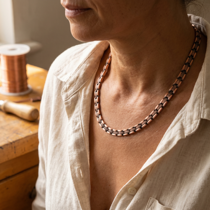 Collier en cuivre Brume