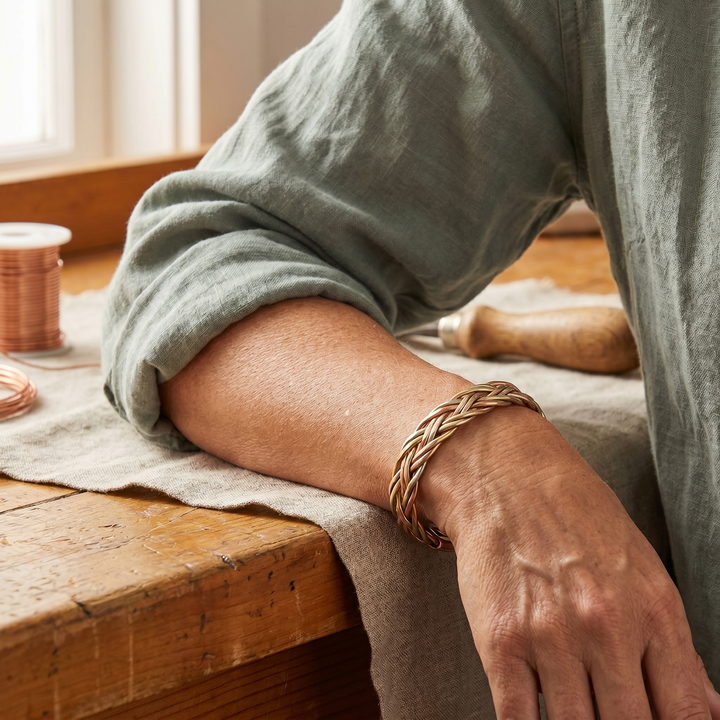 Bracelet en cuivre Marais