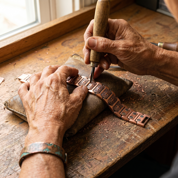 Gale — Bracelet pour homme en cuivre