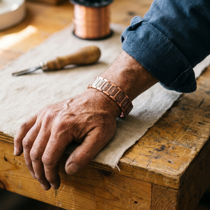 Gale — Bracelet pour homme en cuivre
