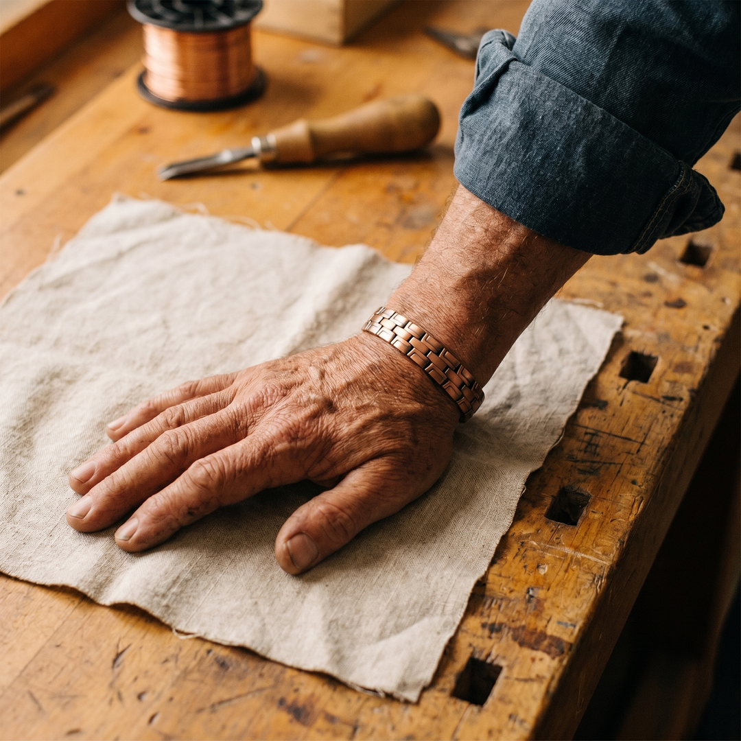 Bracelet homme en cuivre Genêt
