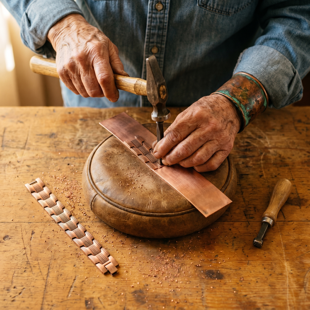 Bracelet en cuivre Falaise