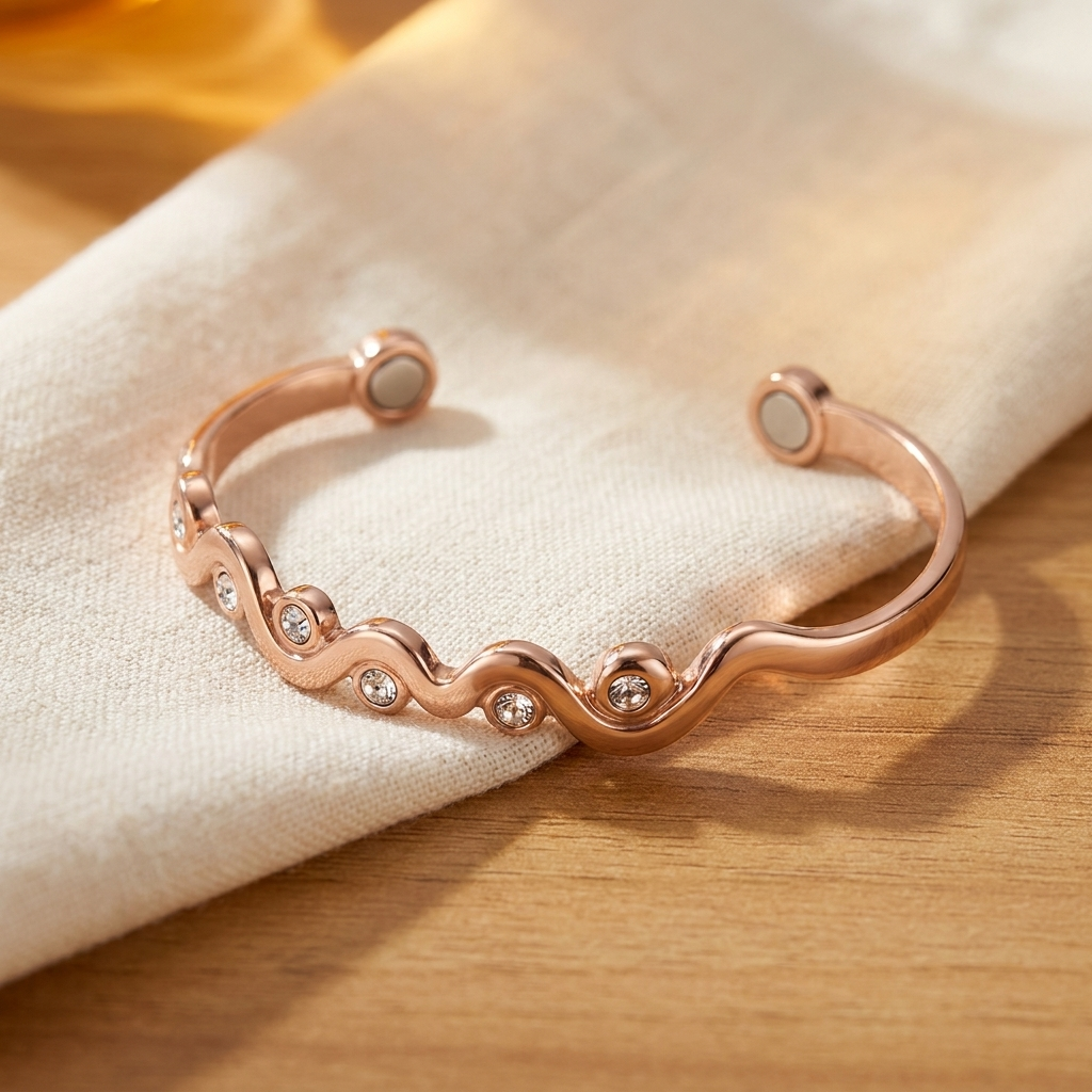 Bracelet en cuivre Alouette