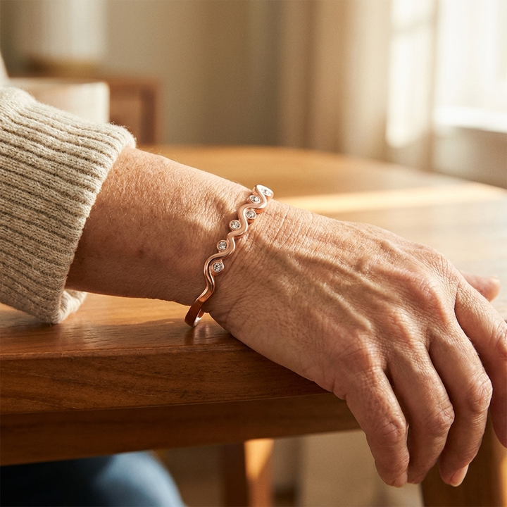 Bracelet en cuivre Alouette