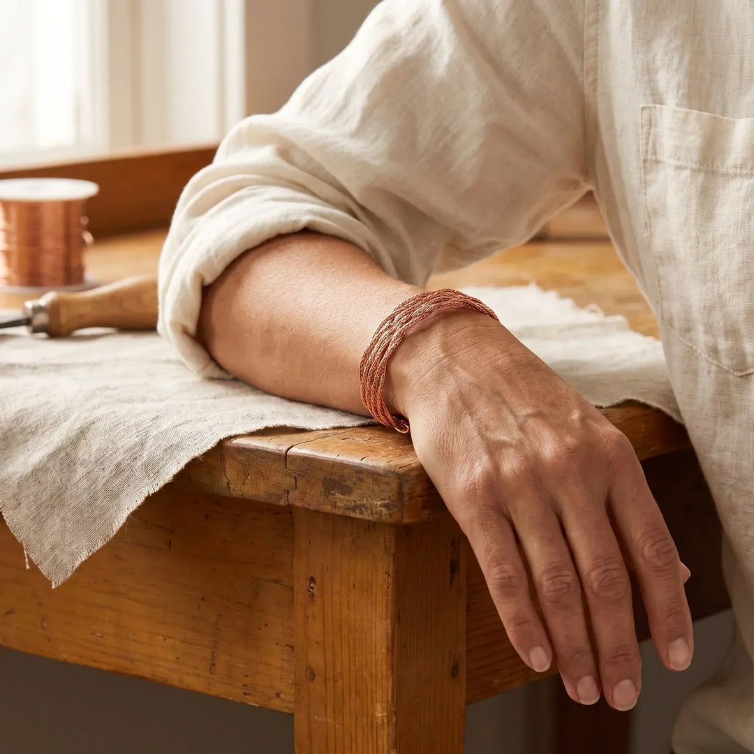 Bracelet en cuivre Élan