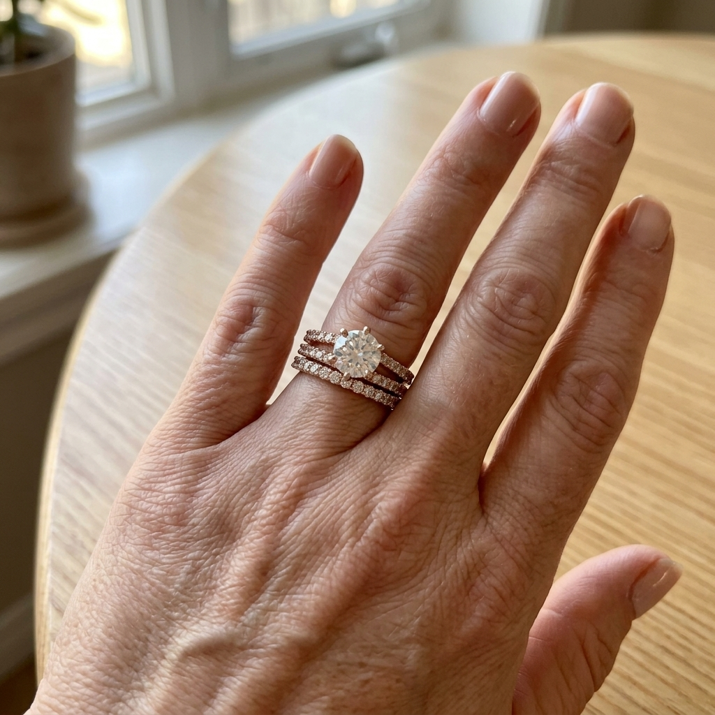 Ensemble de bagues éternelle radiance | Or