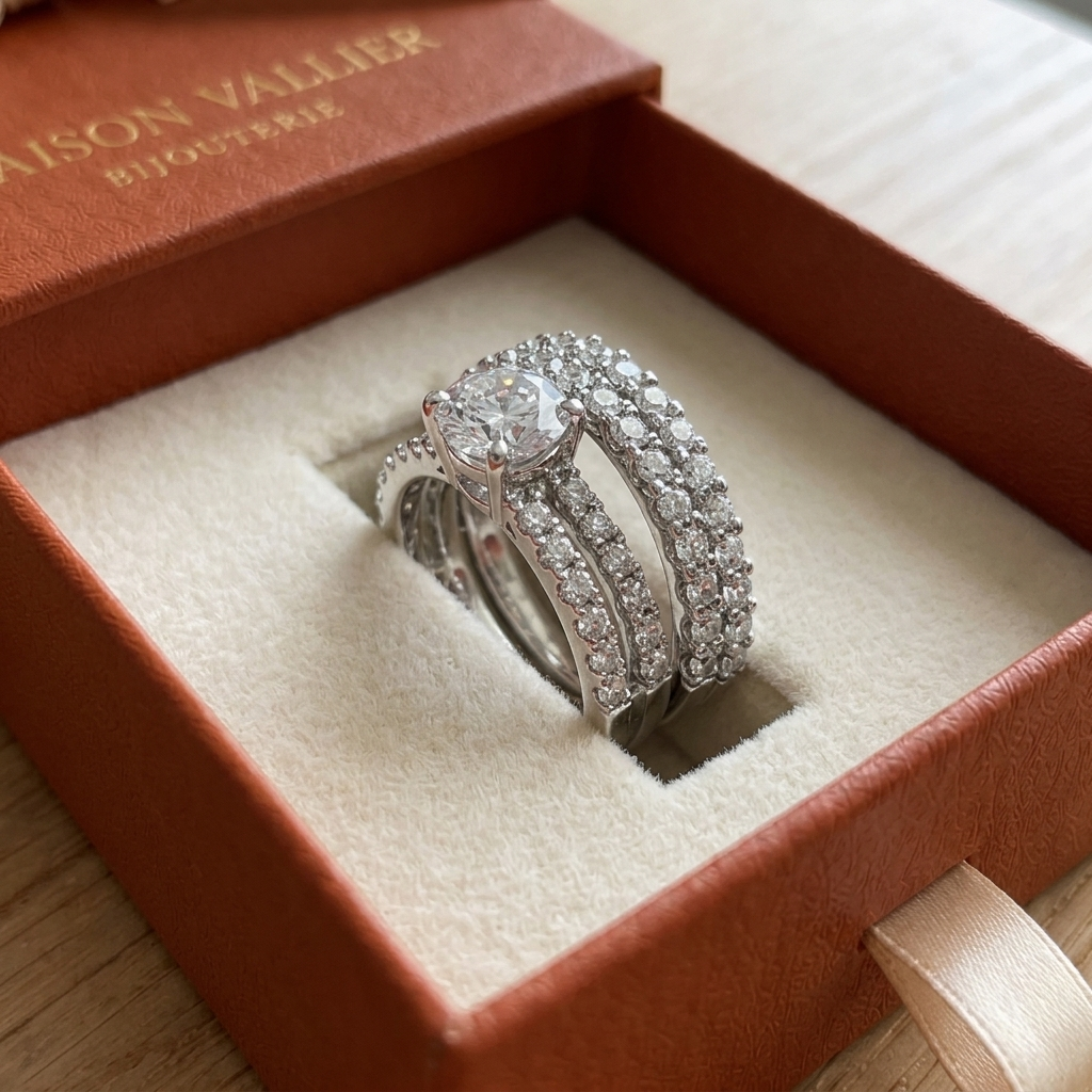 Ensemble de bagues éternelle radiance | Or