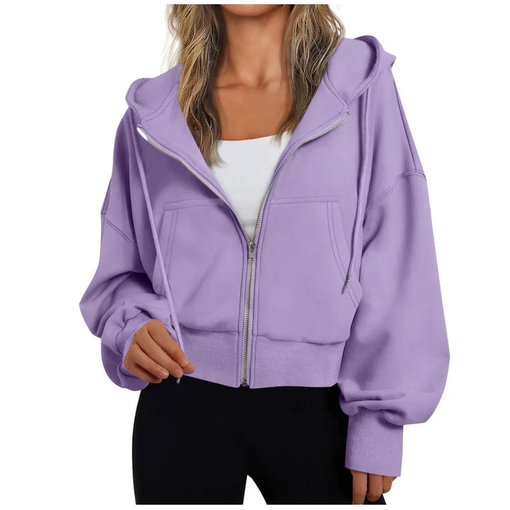 Sweat à capuche femme | Fermeture éclair & capuche