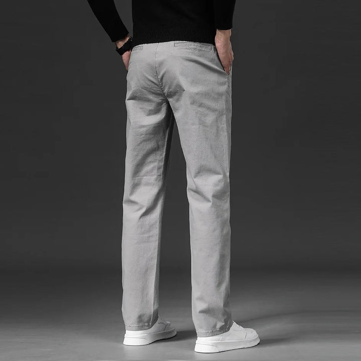 Amaury | Pantalon chino slim extensible à taille élastique