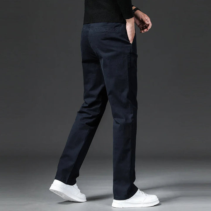 Amaury | Pantalon chino slim extensible à taille élastique