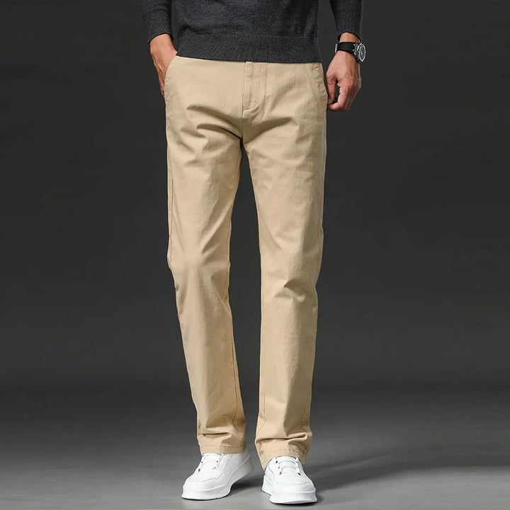 Amaury | Pantalon chino slim extensible à taille élastique