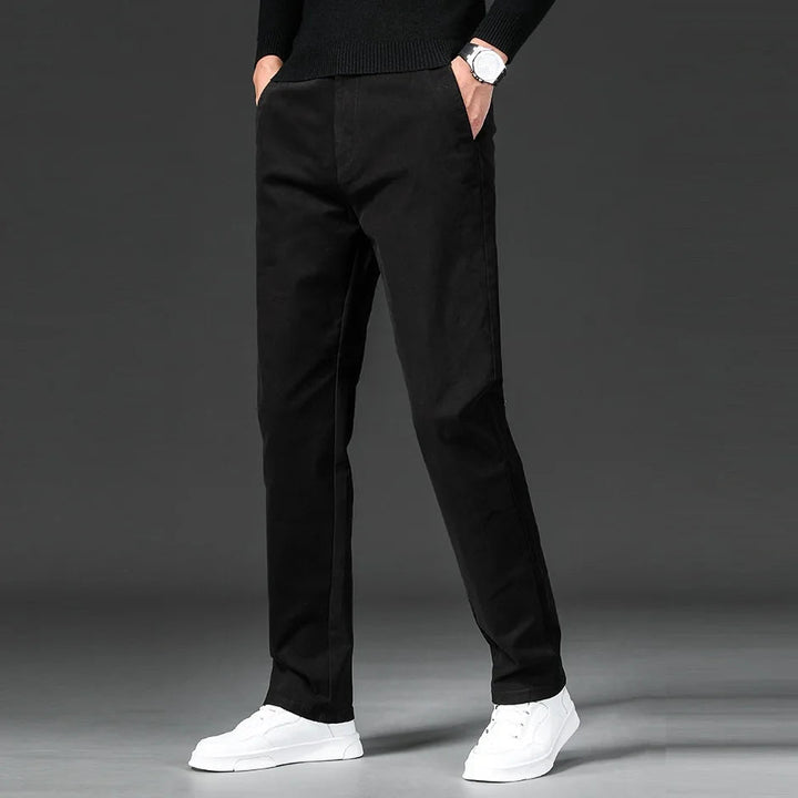 Amaury | Pantalon chino slim extensible à taille élastique